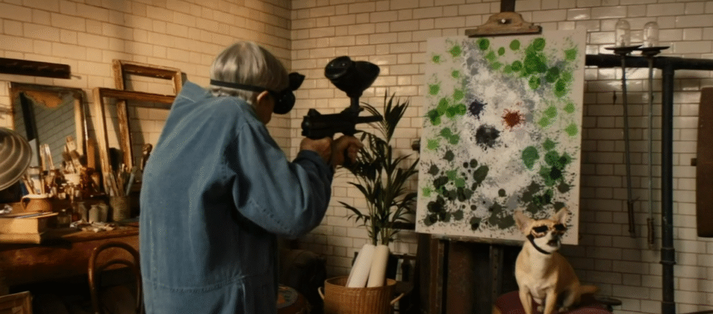 Adelaide painting (Professor T Season 2 Episode 2